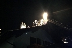Incendio tetto Civezzano
