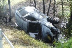 Incendio autovettura SS47