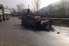 Incendio autovettura SS47