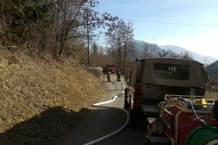 Incendio boschivo Barbaniga