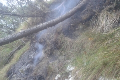 Incendio boschivo monte Celva