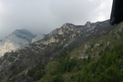 Incendio boschivo monte Bondone