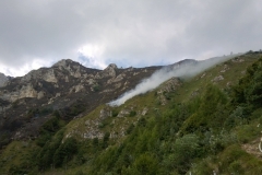 Incendio boschivo monte Bondone