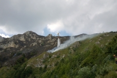 Incendio boschivo monte Bondone