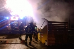 Incendio cassonetto Civezzano