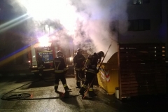Incendio cassonetto Civezzano