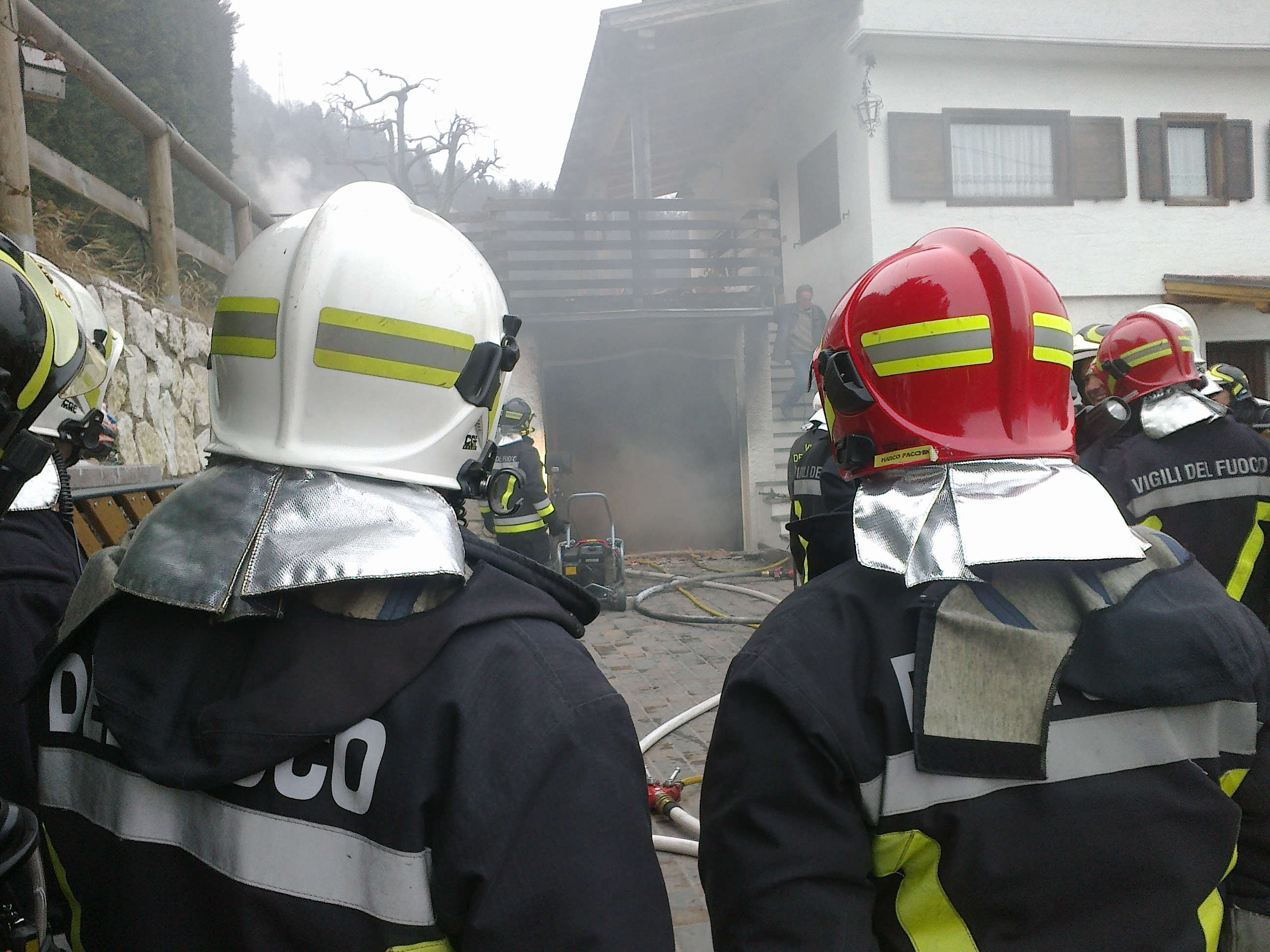 Incendio abitazione Povo