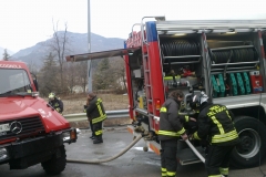 Incendio abitazione Povo
