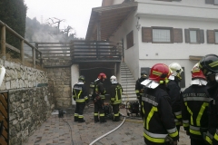 Incendio abitazione Povo