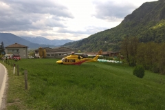 Supporto elicottero Civezzano